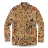 Tiki Tribune – Vintage Newspaper long-sleeve shirt