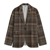 Classic retro brown check