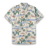 Summer island style holiday printed shirt