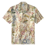 Vintage Watercolor Floral Hawaiian Shirt