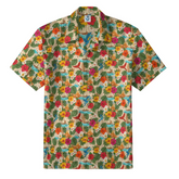 Tropical Birds & Blooms Hawaiian Shirt