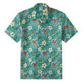 Surfing Santa Hawaiian Shirt