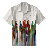 Rainbow Horse Art Hawaiian Shirt