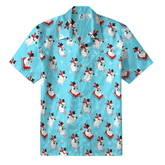 Festive Snowman Hawaiian Shirt