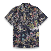 Tropical wonderland adventure Hawaiian hand-painted art shirt
