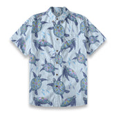 Honu Kaleidoscope – Artisan Hawaiian Shirt
