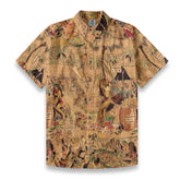 Tiki Tribune – Vintage Newspaper Print Hawaiian Shirt