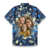 Summer Custom Photo Beach Vacation Hawaiian Shirt Personalized Ocean Family Trip Girl Trip Boy Trip Shirt - The Palmix