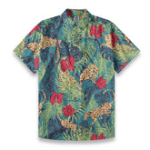 Jungle Hibiscus – Retro Leopard Print Aloha Shirt