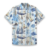 Navigator – Vintage Pictorial Nautical Style Hawaiian Shirt