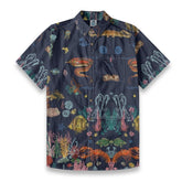 Ocean Explorer Hawaiian Hand-painted Art Print Shirt