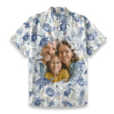 Personalized Hawaiian Shirt with Photo, Ocean Animals Hawaiian Shirt, Turtle Shirt for Men Women - The Palmix