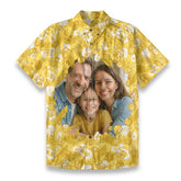 Personalized Photo Beach Hawaiian Shirt Custom Photo For Funny Vacation Trip Holiday Shirt - The Palmix