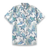 Turtle Bay – Hand-Painted Ocean Reef Shirt