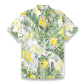 Hawaiian lemon tree for fantasy tropical plants hand-painted print shirt
