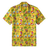 Gingerbread & Palm Hawaiian Shirt