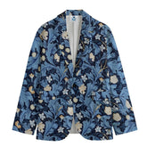William Morris Navy Botanical Blazer