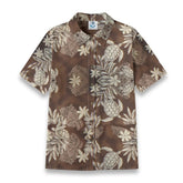 Island Guardian – Tribal Turtle & Floral Hawaiian Shirt