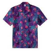 Black Cat Tropical Hawaiian Shirt