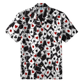 Poker Card Collage Hawaiian Shirt