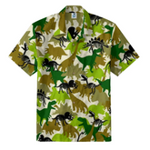 Dinosaur Camo Hawaiian Shirt
