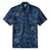 Vintage Navy Blue Starry Sky
