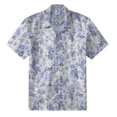 Vintage Soft Blue Floral & Butterfly