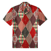 Vintage Red Christmas Patchwork