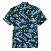 Fish Bone Hawaiian Shirt
