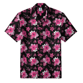 Pink Hibiscus & Flamingo