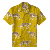 Yellow Cheetah Hawaiian Shirt