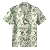Toile de Jouy Bird Hawaiian Shirt