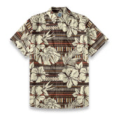 Island Bloom – Unisex Tribal Hibiscus Hawaiian Shirt