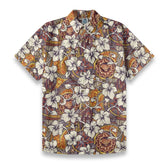 Flame Weaving – Retro Hibiscus with Tribal Totem Shirt