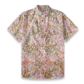 Leopard & Pink Orchid Hawaiian Shirt