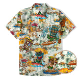 Tiki Mask Hawaii Shirt, Aloha Tiki Mask Pattern Aloha Hawaiian Shirt