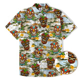 Aloha Tiki Mask Hawaii Shirt, Tiki Ocean Hawaii Shirt