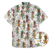 Tiki Hula Dancing Hawaii Shirt