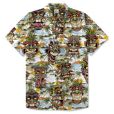 Tiki Mask Aloha Hawaii Shirt, Tiki Mask Ocean Hawaiian Shirt