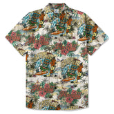 Tiki Mask Aloha Hawaii Shirt, Tiki Mask Long Island Beach Hawaiian Shirt
