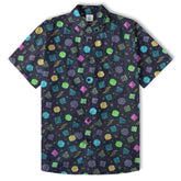 DnD Hawaii Shirt, Dice Print Hawaii Shirt, Dungeon Master Gift, Roleplaying Game Aloha Hawaii Shirt - The Palmix