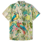 Parrot Lovers Hawaiian Shirt for Men - Tropical Summer Button Down Hawaiian Shirts - The Palmix