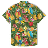 Parrot Hawaiian Shirt for Men Women, Tropical Summer Hawaiian Beach Shirt - The Palmix