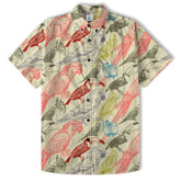Parrot Hawaiian Shirt, Tropical Hawaiian Shirt, Parrot Summer Hawaiian Beach Shirt - The Palmix