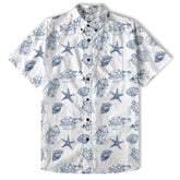Sea Turtle Hawaiian Shirt, Aloha Summer Beach Button Up Shirt - The Palmix