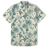 Turtle Aloha Shirt, Turtle Lover Hawaiian Shirt, Sea Lovers Aloha Shirt - The Palmix