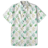 Turtle Aloha Shirt, Turtle Ocean Hawaiian Shirt - The Palmix