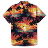 Sunset Summer Hawaiian Shirt, Beach Tropical Hawaiian Shirt - The Palmix