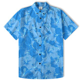 Floral Pattern Hawaii Shirt, Hibiscus Flower Shirt - The Palmix