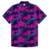 Electric Jungle Paradise Hawaiian Shirt, Tropical Beach Aloha Shirt, Hawaiian Summer Vibes Hawaiian Shirt - The Palmix